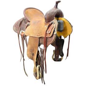 U15srsbr12dw Srs Saddlery Used 15 Inch Barrel Saddle Code