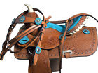 Sssa116-10 Comfytack Western Leather Youth Child Barrelracing Trail Saddle 635562361322