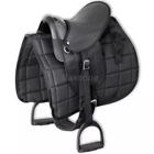 Szn6812946850441km Pony Saddle Set Black