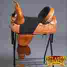 Hstw101bzst-15 T101bzs-a Western Hilason Classic Treeless Trail Barrel Racing Leather Saddle 15