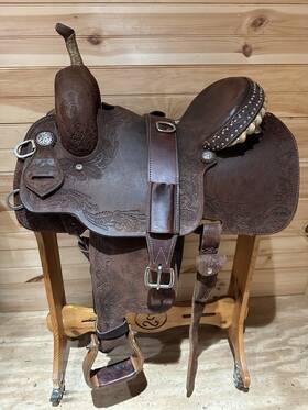 4231 Team Camarillo By Reinsman 14.5 Inch Barrel Racing Western Saddle Model