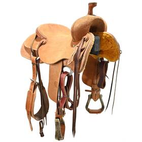 U155teskeyrcro Teskeys Saddle Shop Demo 15.5 Inch Ranch Cutting Code