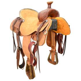U165teskeyran14 Teskeys Saddle Shop Used 16.5 Inch Ranch Code