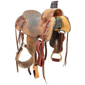 U16scatro17 Teskeys Saddle Shop Used 15.5 Inch Cactus Ranch Code