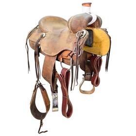 U16teskeyranrb Teskeys Saddle Shop Used 16 Inch Ranch Code