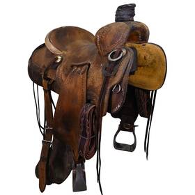 U15teskransr Teskeys Used 15 Inch Ranch Saddle Code