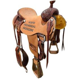 U16teskeyran19dm Teskeys Used 16 Inch Trophy Ranch Saddle Code