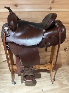 08tf417c6 Tex Tan 16 Inch Tex-flex Western Trail Saddle Model