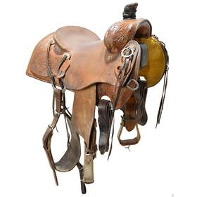 U145troran14p Texas Ranch Outfitters Used 14.5 Inch Saddle Code