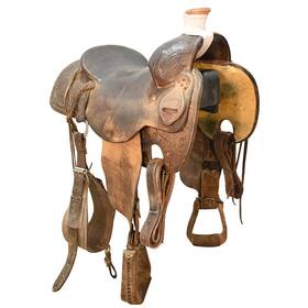U155troel12p Texas Ranch Outfitters Used 15.5 Inch Saddle Code