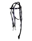 Tjn596g056 Sportscart Leather Overcheck Training Bridle Riving Harnesses No 688499118439