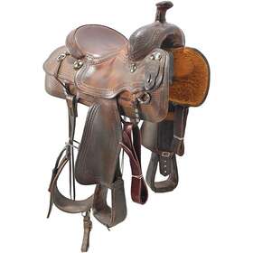 U14tophattr12bsk Top Hat Saddlery By Robert Pelton Used 14 Inch Team Roping Saddle Code