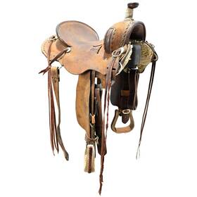 U15twardranls Trent Ward Saddlery Used 15 Inch Ranch Saddle Code