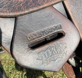 011576494m Tucker Black Western Trail Saddle Model