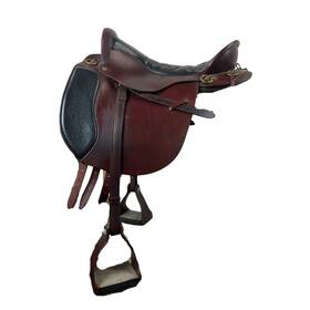 149-720-4163-12 Tucker Used Endurance Equitation Trail Saddle 17.5/w