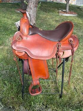 Tucker 288-6415-188-12 16.5 Inch Gen Ii Southpass Western Trail Saddle Model 288