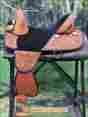 Hstw101mbk-14 Tw101mbk-a Western Hilason Treeless Trail Barrel Racing Leather Horse Saddle 14