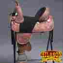 Hstw101mro-17 Tw101mro-a Western Hilason Treeless Leather Trail Barrel Racing Horse Saddle 17