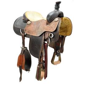 U145tylertr78d Tyler Saddlery Used 14.5 Inch Team Roping Saddle Code