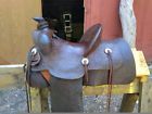 Visalia Centerfire Stock Saddle De Walker Good Condition Silver Conchos