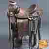 Bhwd013dbro-15 Wd013dbro-a Western Hilason Big King Wade Ranch Roping Cowboy Trail Saddle 15
