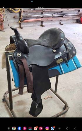 6067 Weaver Brand New Pad Used 16 Inch Western Saddle - Motivated Seller
