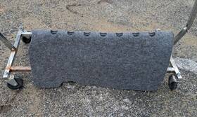 35-2705-1 Weaver Equine 35-2705-1/2 Western Felt Saddle Pad Breathable Spine Grey 16 Inch X32