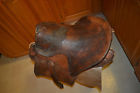 Whitman Civil War Army Antique Western Geniune Beunavist Leather Saddle