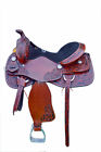 Ws3015 Aledo Saddlery Western London Tan Hand Carved Pleasure Trail Saddle