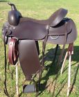 251456 Wv Wintec Lightly Used Brown Wide Tree Western Trail Saddle