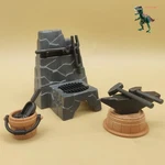 Playmobil Set-forging-carbon-anvil-blacksmith-tools. Fixed Price $9.58.