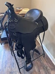 Billy Cook Saddlery Black Leather Pleasure Trail 15 In Traditional 81255. Fixed Price $885.00.