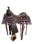 1-1296 16 Inch New Hr Saddlery Western Cowhorse. Fixed Price $2475.00.