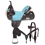 Hilason Western Treeless Trail Barrel American Lather Saddle For Horses. Fixed Price $799.95.