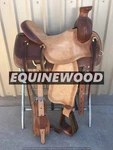 Western Big Horn Roper Saddle Premium Comfortable Ranch Trail Horse. Fixed Price $449.00.
