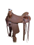 WPA018-126 16.5 Inch New Mccall Mclite Western Wood Post Around Saddle-reg.. Fixed Price $3530.00.