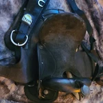 Black Abetta Synthetic Western Saddle With Suede Seat And Nylon Construction. Fixed Price $252.50.