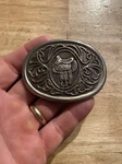 Vintage Saddle Belt Buckle Cowboy Western Ranch Farmer Collector Patina Broken. Fixed Price $29.00.