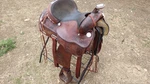 Western Saddle Circle Y Equitation Gorgeous Silver Thread Hand Tooled Accents. Fixed Price $1858.00.