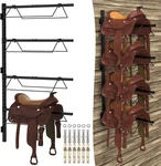 4 Tier Rack Wall Mount, Horse For English & Western Saddles,. Fixed Price $134.52.