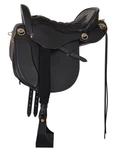 Tucker Saddle Equitation Endurance Leather 15 1/2 Medium Black T49. Fixed Price $4419.95.