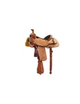 Circle Y Saddle Tooled Team Roper Prca Leather Chocolate Suede 4435. Fixed Price $5979.95.
