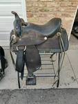 16" Abetta Brushpopper Saddle 20555-6. Fixed Price $300.00.