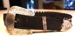 Montana Silversmith Al Beres Circle Y Beaded Sterling Plate Buckle 1208. Fixed Price $69.99.