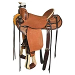Hilason Western Horse Saddle American Leather Wade Ranch Roping Brown Hand. Fixed Price $749.95.