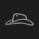 Cowboy Hat Outline Vinyl Sticker Decal Texas Rancher. Fixed Price $8.49.