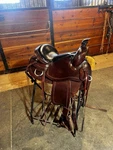 Scott Thomas Trail Saddle Western Brown Leather. Fixed Price $1020.00.