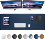 55X17 Inch Midnight Blue Leather Desk Pad Protector Large Mouse Mat. Fixed Price $47.37.