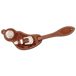 Western Leather Spur Straps - Silver Accents Floral Tooling 4 Color Choices. Fixed Price $33.19.