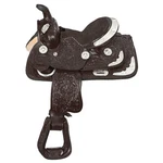 King Series Mini Tooled Silver Show Saddle. Fixed Price $197.00.